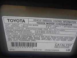 2003 Toyota Corolla Silver 1.8L AT #Z23219